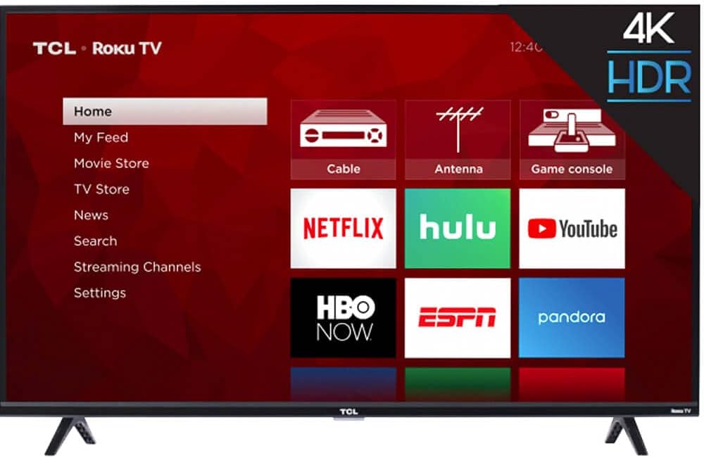 TCL 55" Class S4 4K Roku Smart TV