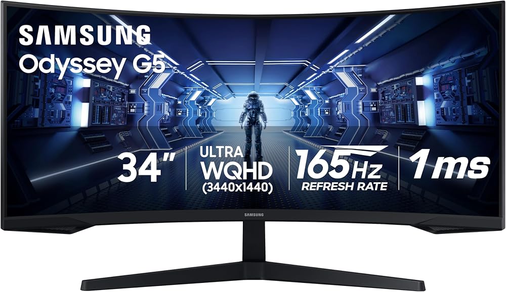 Samsung 34" Odyssey Ultrawide Curved Monitor